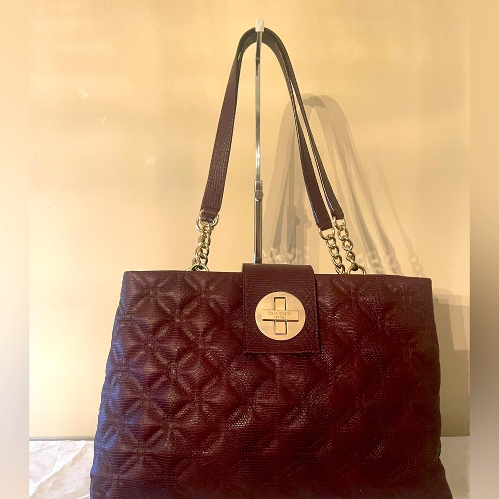 Kate Spade NY Astor Court Quilted Leather Shoulder Bag - EUC - Picture 12 of 12